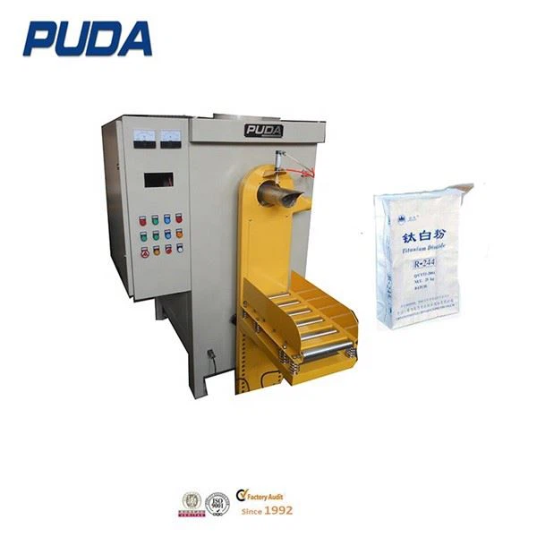 High Speed 50kg Dry Mixed Mortar Valve Bag Packing Machine With Bag Drop Device