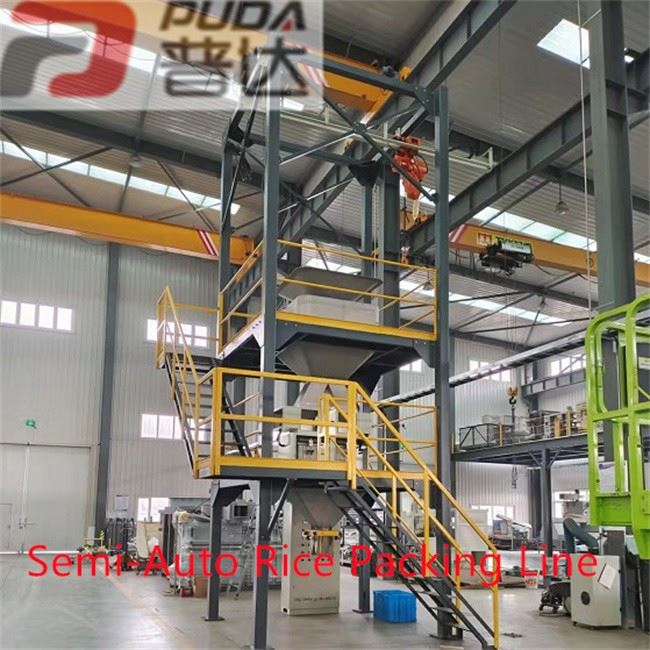 25kg 50kg Granule Double Hopper Packing Scale For Rice
